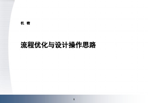业务流程优化与设计操作思路共52页