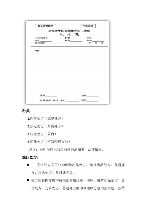 处方