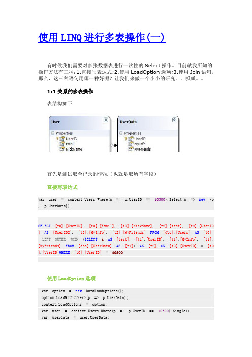 linqtosql视图存储过程