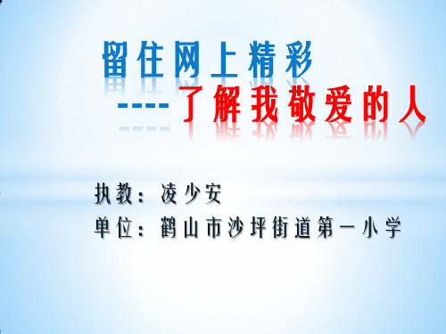 留住网上精彩