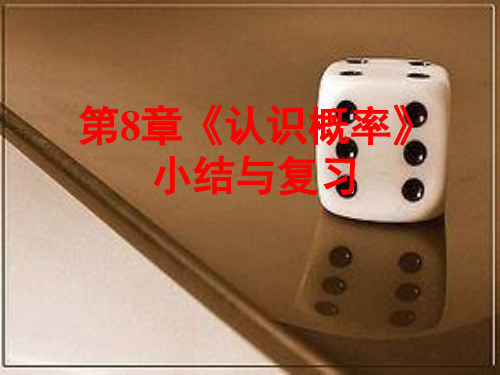 5.第8章认识概率小结与复习