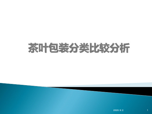 茶叶产品包装比较PPT课件