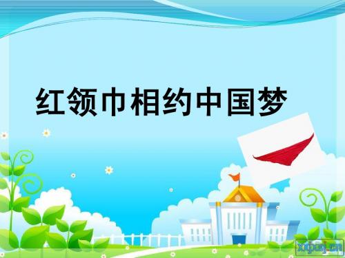 红领巾心向党感受你的爱主题队会