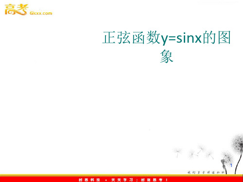 正弦函数图像画法ppt课件