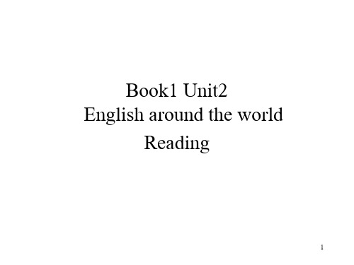 人教高中英语必修1 Unit2 Reading (共26张PPT)