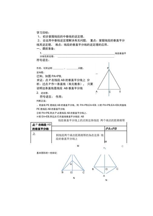 13.5.2.线段垂直平分线逆定理