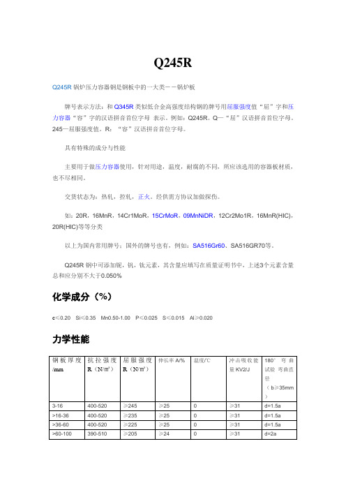 Q245R简介