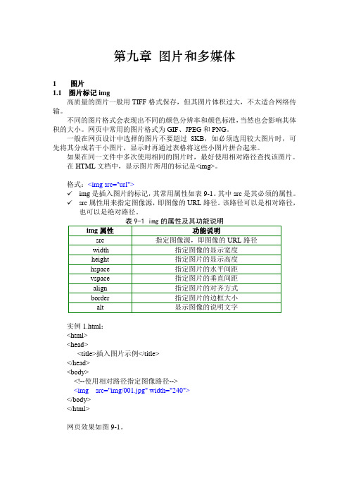 第九章 图片和多媒体