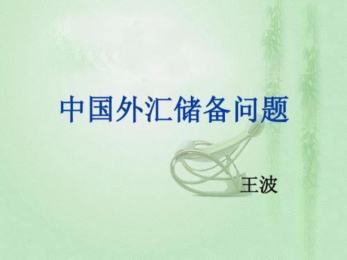 外汇储备