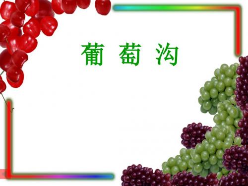 《葡萄沟》教学PPT课件
