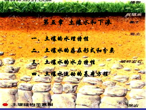 水文学原理(第五章  土壤水与下渗)