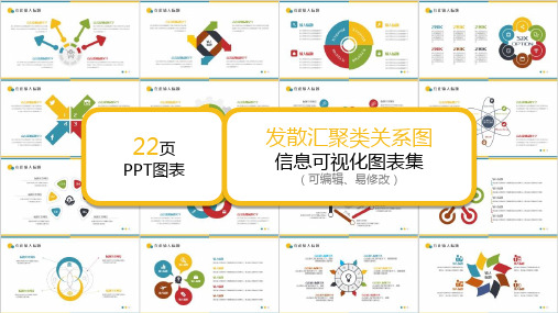 发散汇聚关系图PPT模板(1)