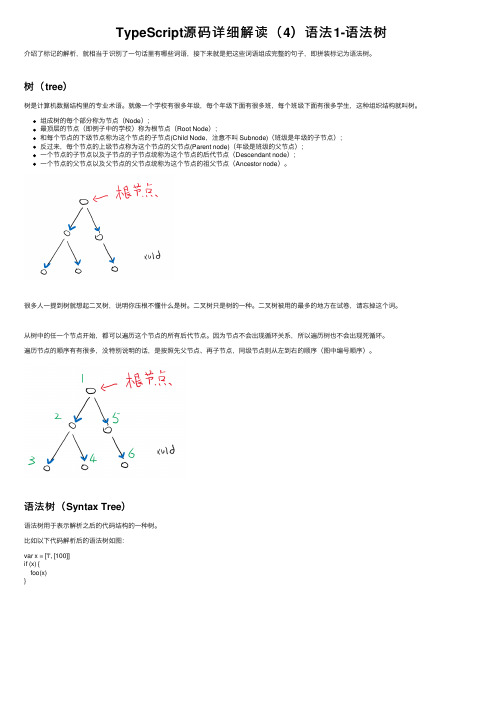 TypeScript源码详细解读（4）语法1-语法树