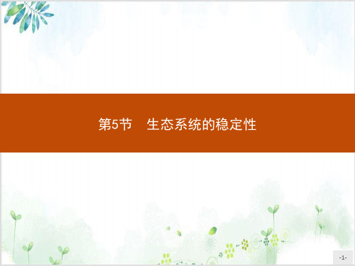 [人教版]《生态系统的稳定性》精品课件1
