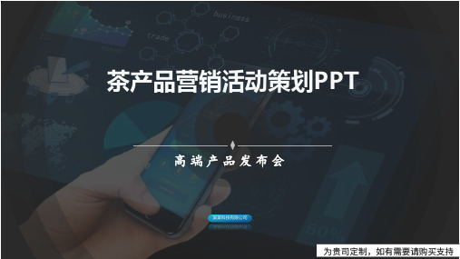 茶产品营销活动策划PPT