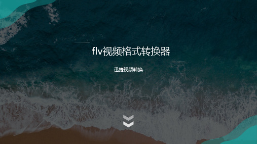视频文件处理之flv视频格式转换器的使用方法
