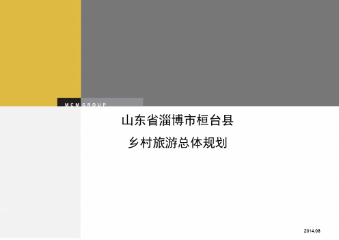 乡村旅游总体规划