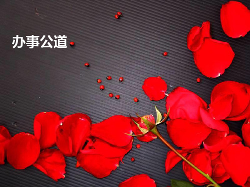 办事公道