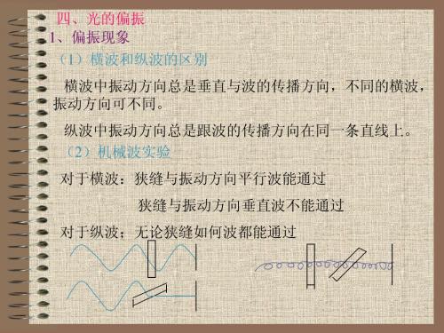 光的偏振、激光