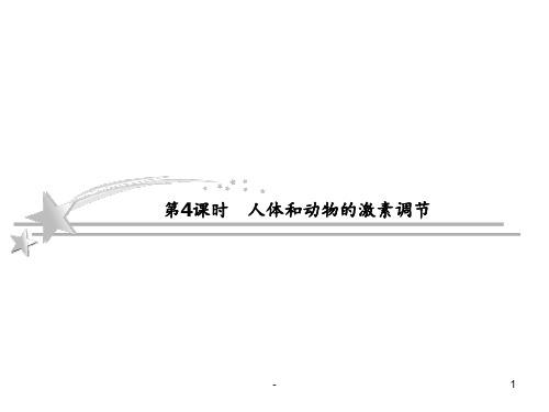 高考二轮复习人体和动物的激素调PPT课件