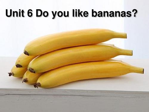 七年级英语上册Unit_6_Do_you_like_bananas