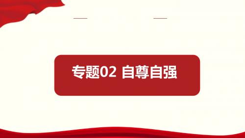 云南省初中政治学业水平考试过关复习配套课件专题02 自尊自强2