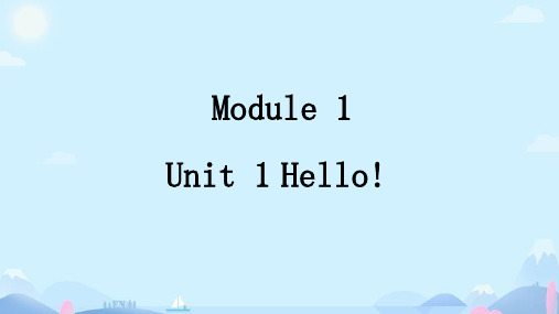 Module1Unit1Hello(课件)(一起)英语一年级上册(2)