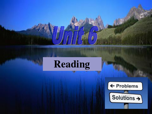 牛津上海版高中二年级下学期Unit 6 Problems and solutions课件