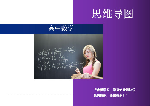 全套高中数学思维导图(清晰打印版)