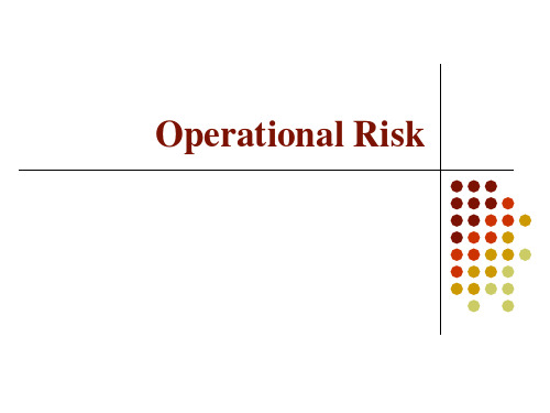 Operational Risk