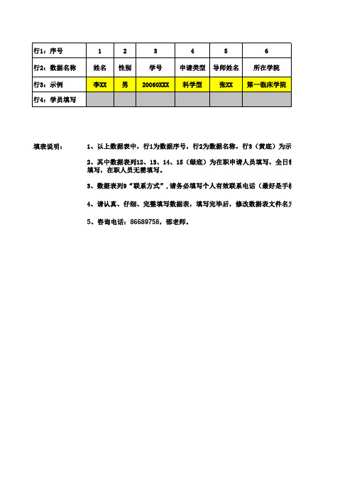 研究生学位论文评阅申请登记表-电子版