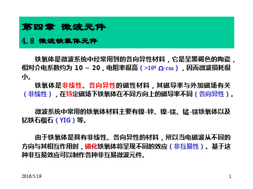 第4章8微波铁氧体元件
