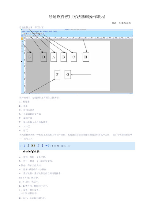 绘通软件使用方法基础操作教程