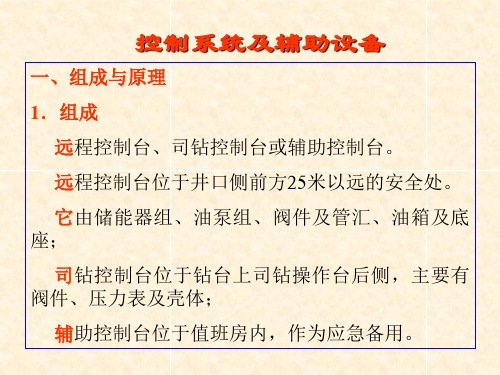 防喷器控制系统