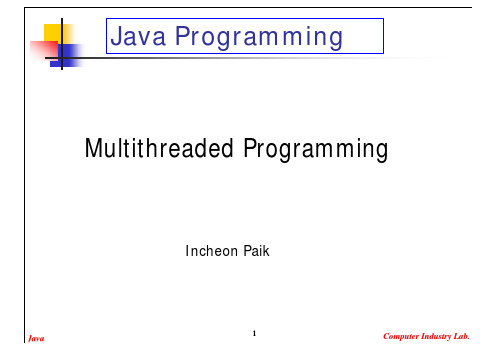 Java Programming