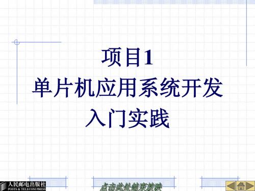25124-项目1单片机应用系统开发入门实践