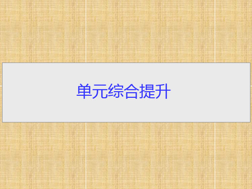 【导学教程】高考生物一轮名师精编课件 第二单元单元综合提升 新人教版