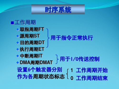 计算机组成原理第十讲组合逻辑控制器