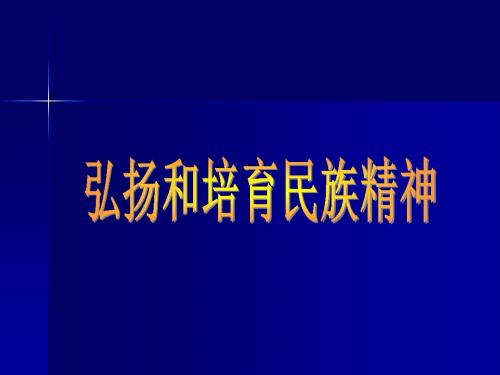 《第14课  民族之魂课件》初中思想品德首师大课标版第三册八年级上册课件63956.ppt