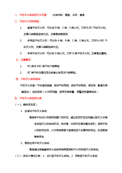干粉灭火系统