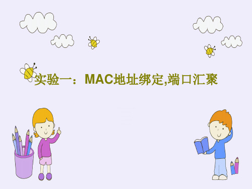 实验一：MAC地址绑定,端口汇聚共23页文档