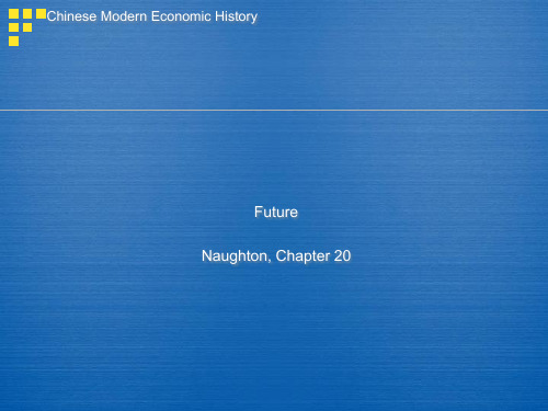 46-47-48 Future 中国经济发展与转型(英文版) 教学课件