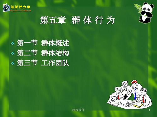 组织行为学(5)群体2006.5  3.0版
