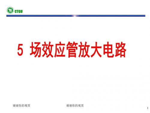 场效应管放大电路.ppt