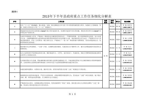 任务分解