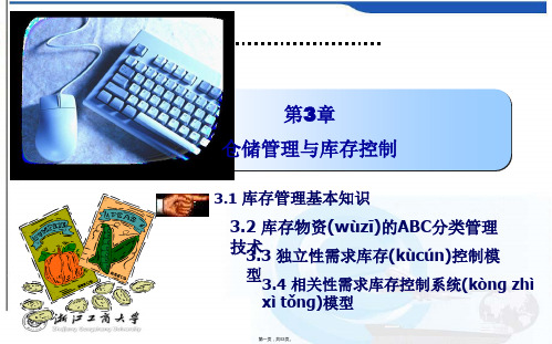 仓储管理与库存控制培训教材(PPT 53页)
