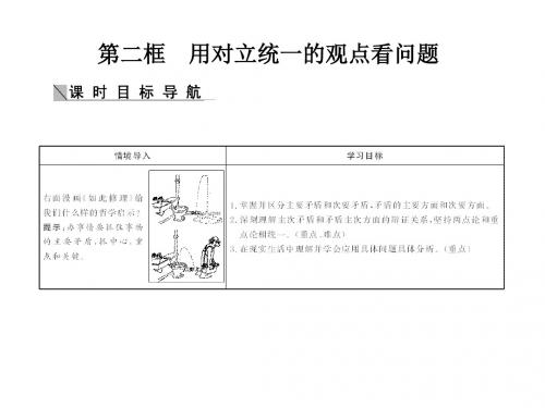 9.2用对立统一的观点看问题