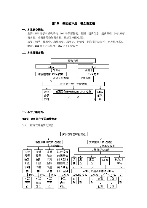 必修二概念图汇编
