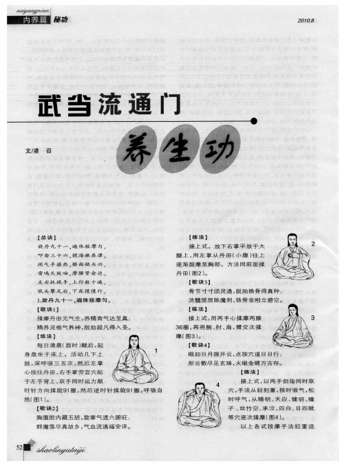 武当流通门养生功