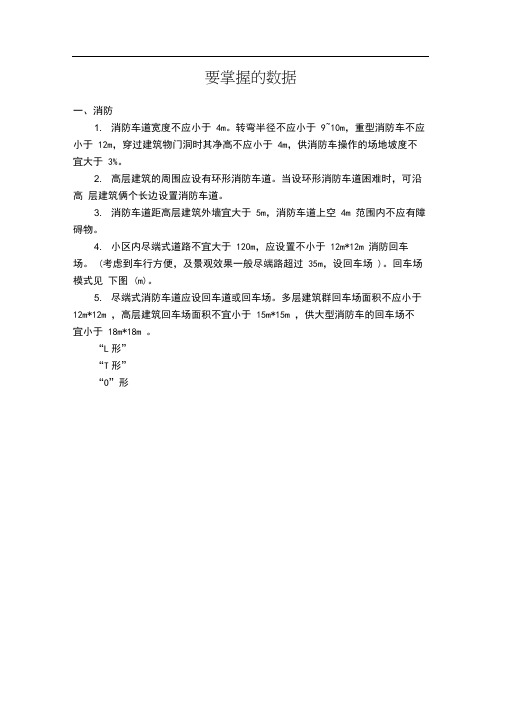 园林景观常规尺寸(消防车道、人行道、停车场、踏步与坡度、空间尺度)
